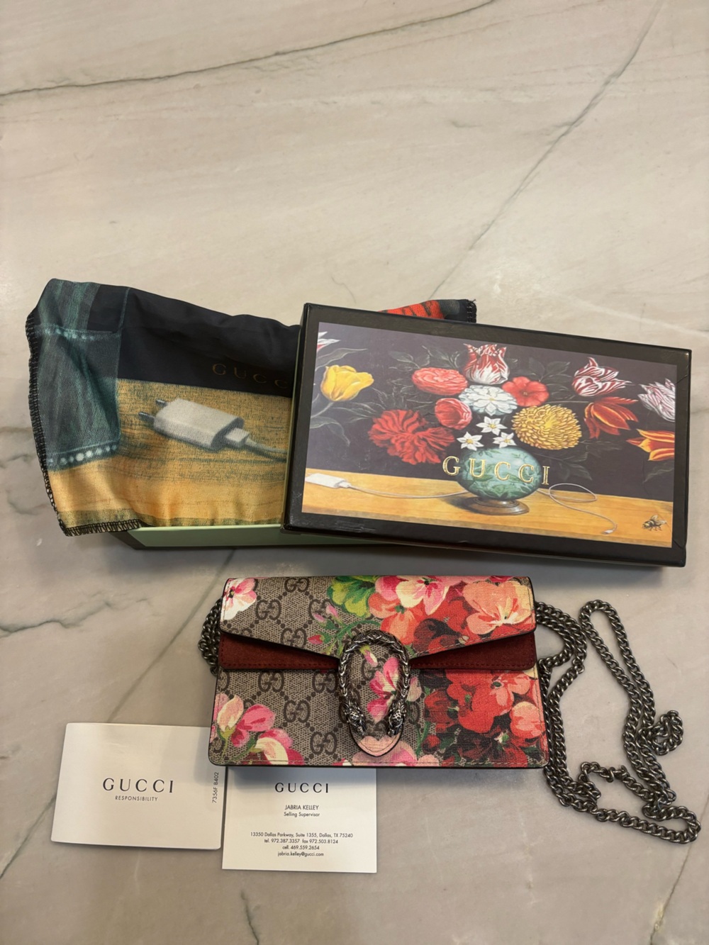 Gucci Floral Dionysus Canvas Crossbody